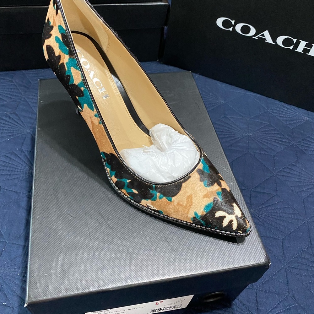 Coach Beadchain Calf Skinn